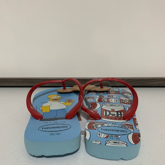 Havaianas The Simpsons Flip Flop Sandals-Size 5 NWT - Picture 4 of 10